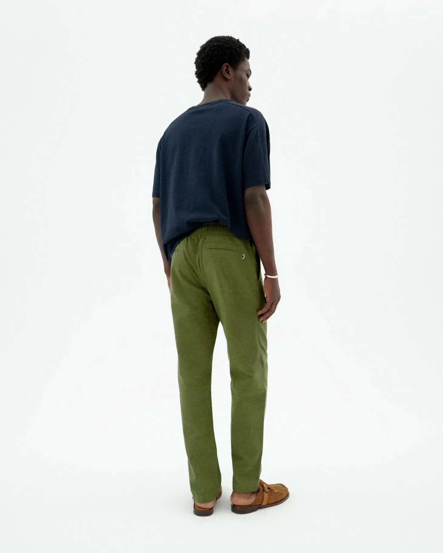 Pantalon vert droit Travel Light