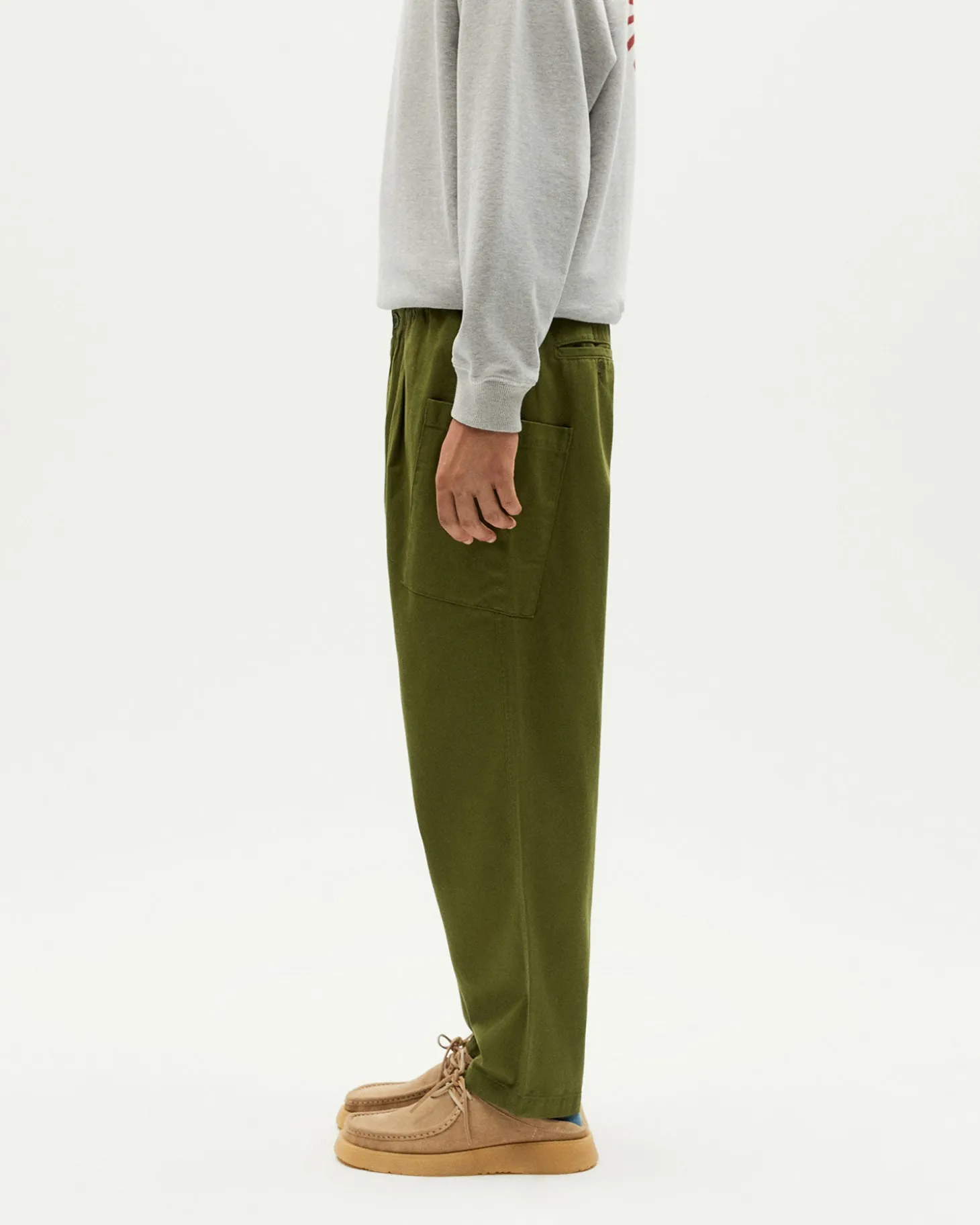 Pantalon vert relaxed cargo Max