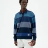 Polo bleu à rayures Bob