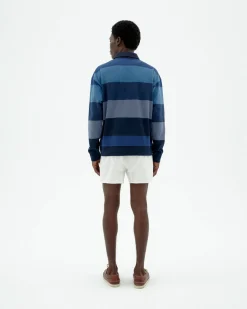 Polo bleu à rayures Bob