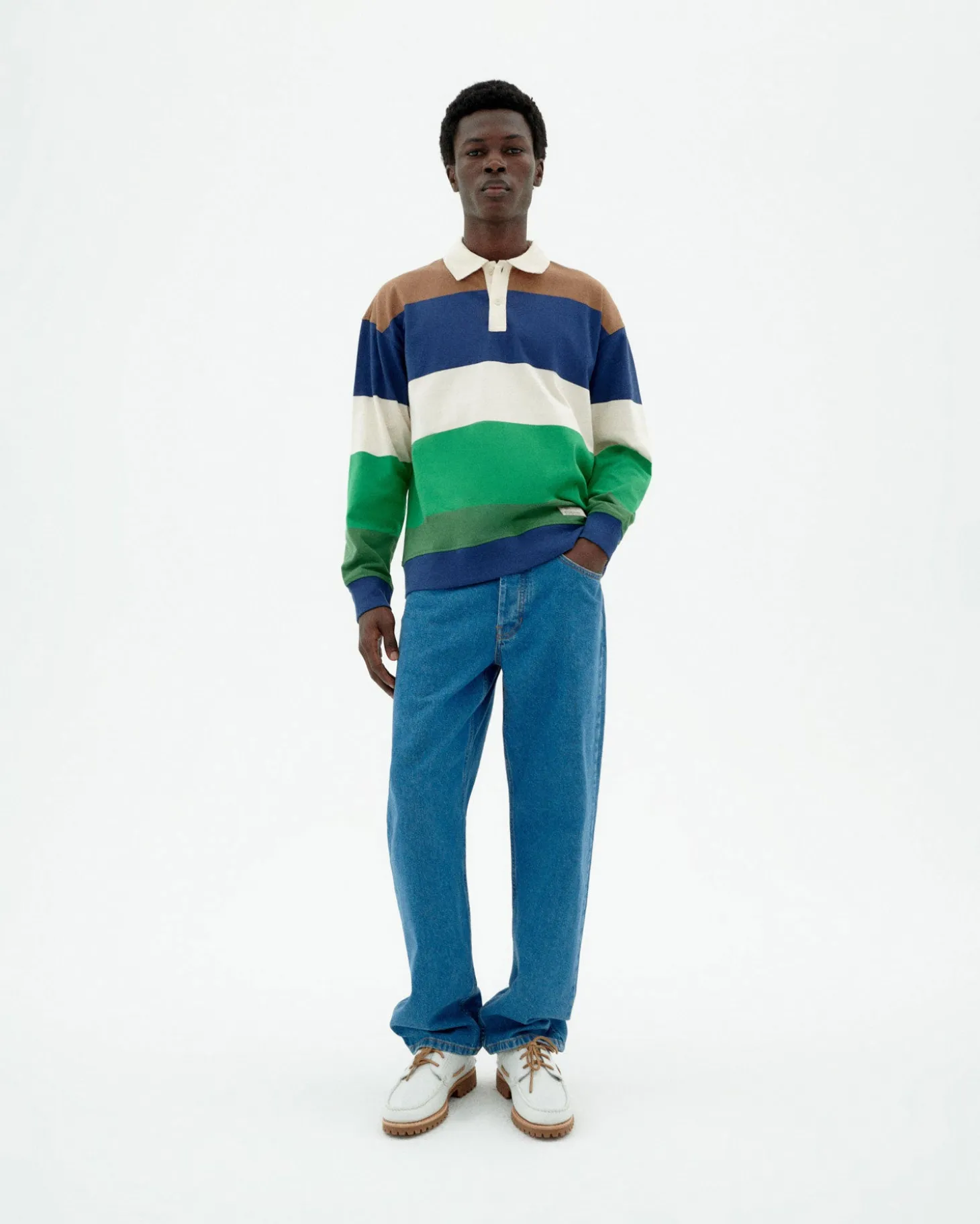 Polo multicolore à rayures Bob