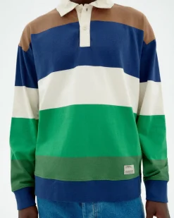 Polo multicolore à rayures Bob