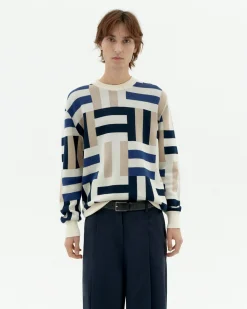 Pull à carreaux field Khem