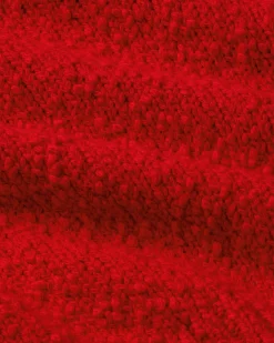 Pull rouge texturé Clara
