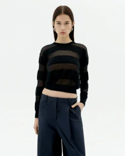 Pull semitransparent noir Be