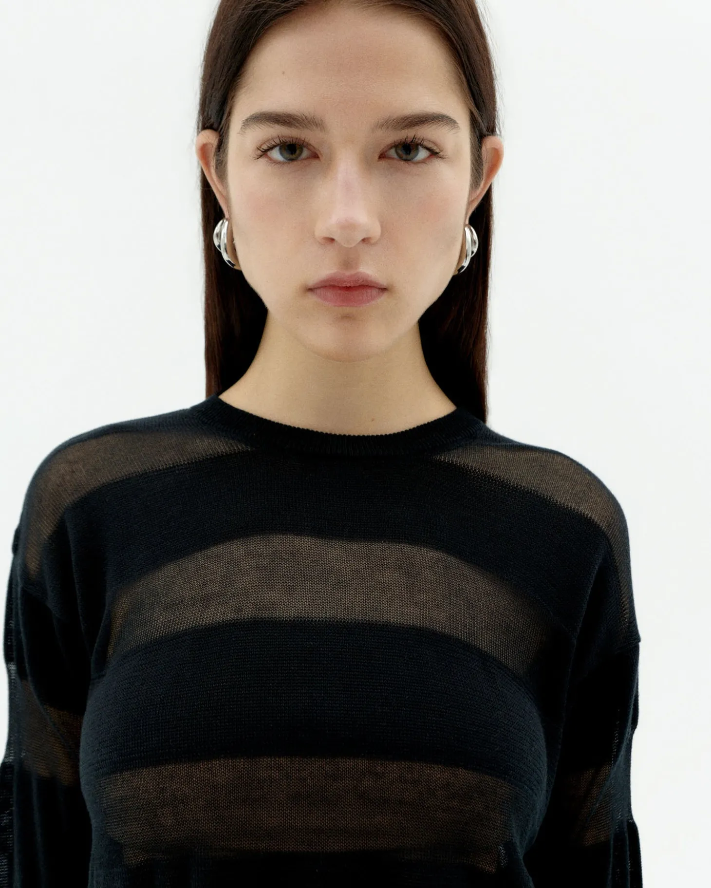Pull semitransparent noir Be