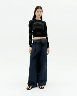 Pull semitransparent noir Be
