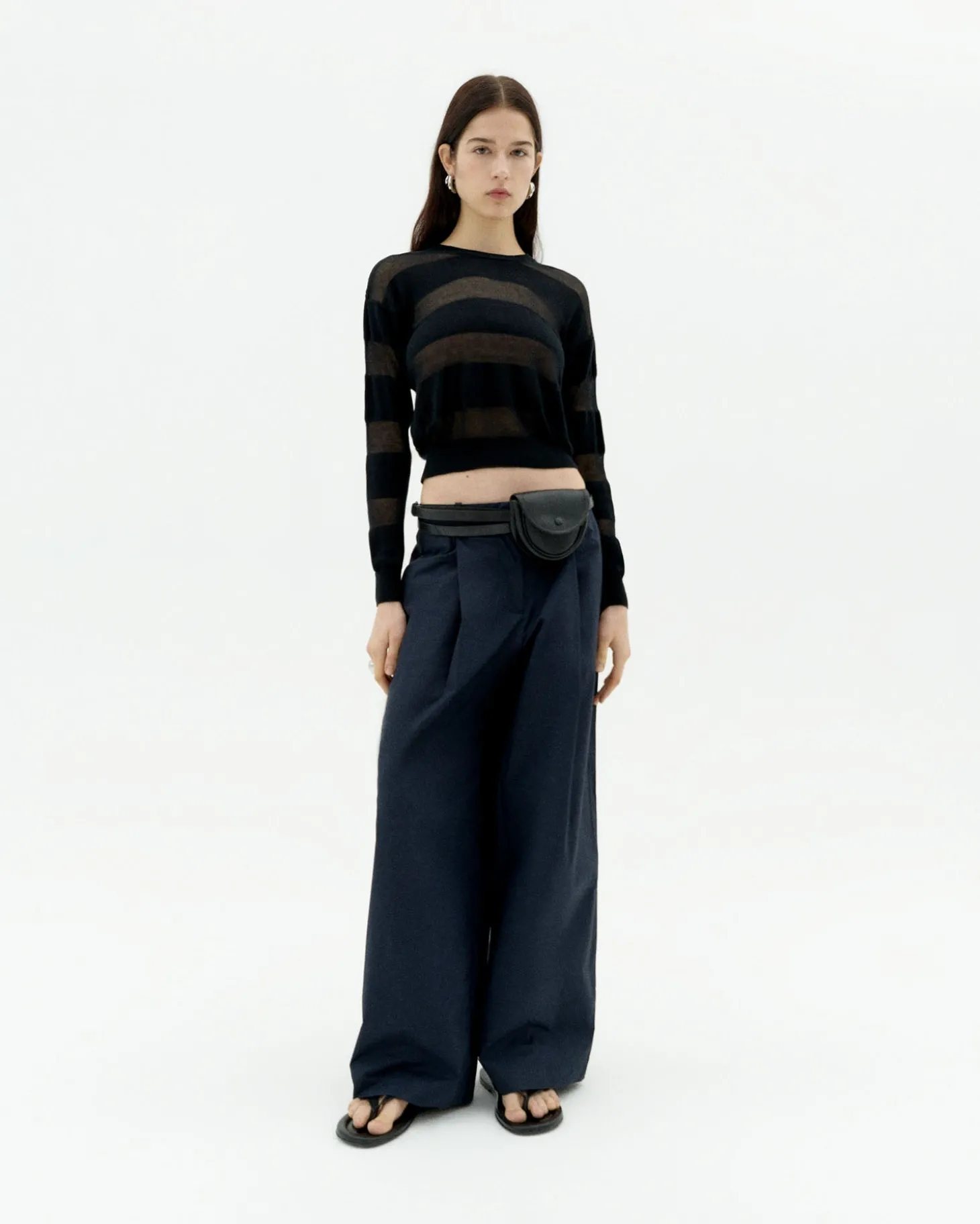 Pull semitransparent noir Be