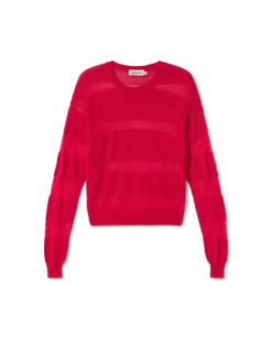 Pull semitransparent rouge Be