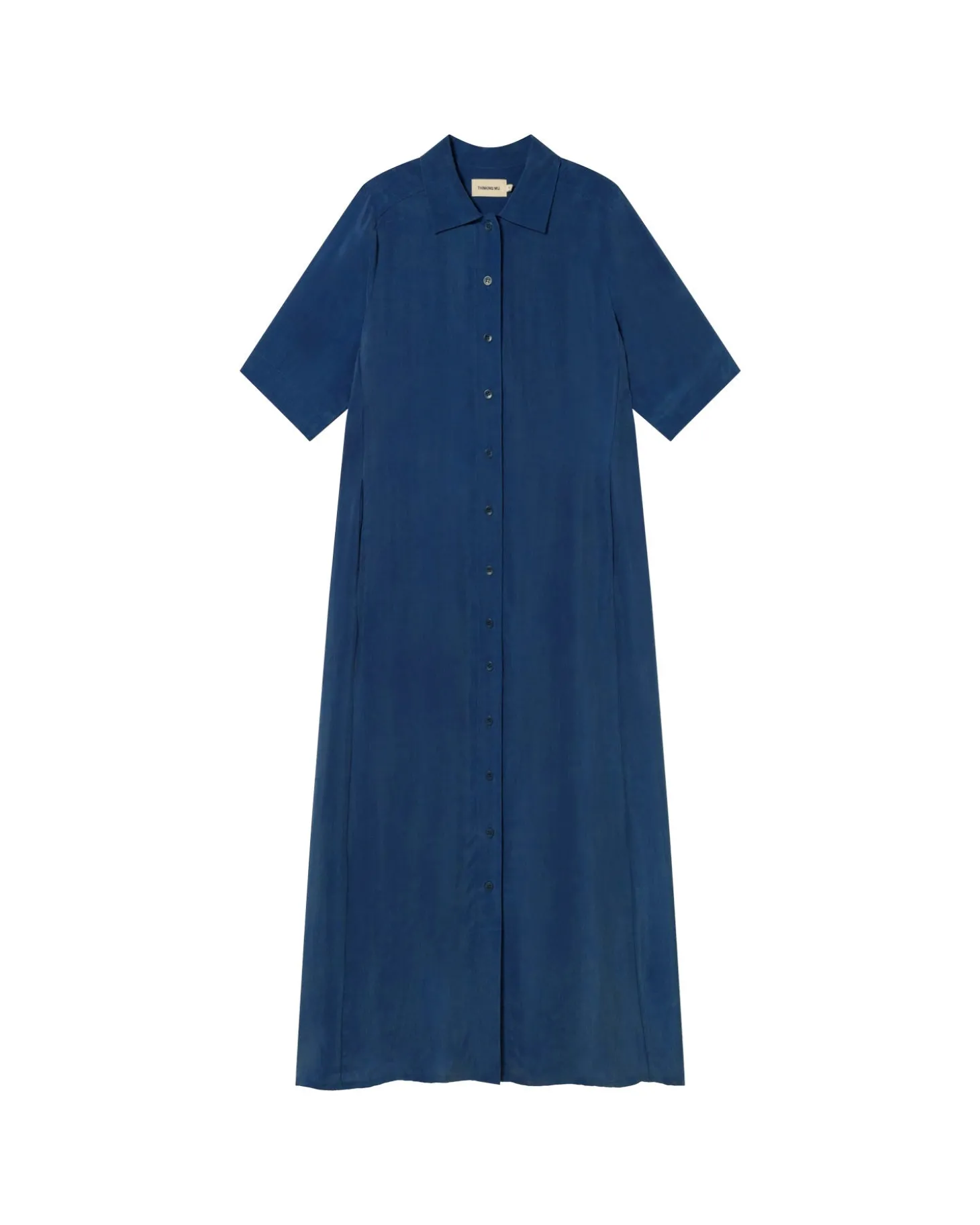 Robe bleue Cupro Gianna