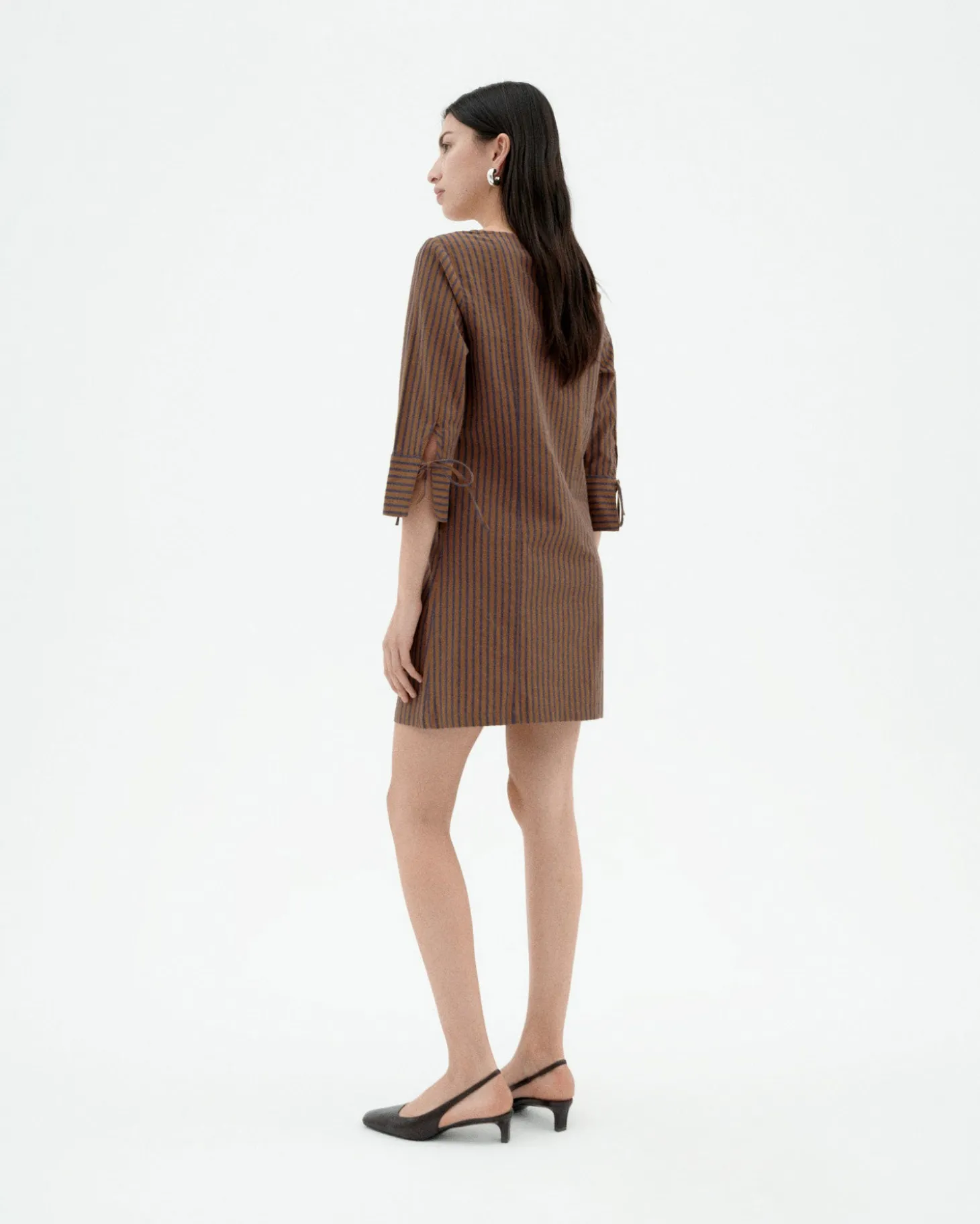 Robe courte à rayures Maria