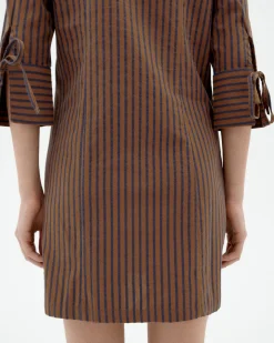 Robe courte à rayures Maria
