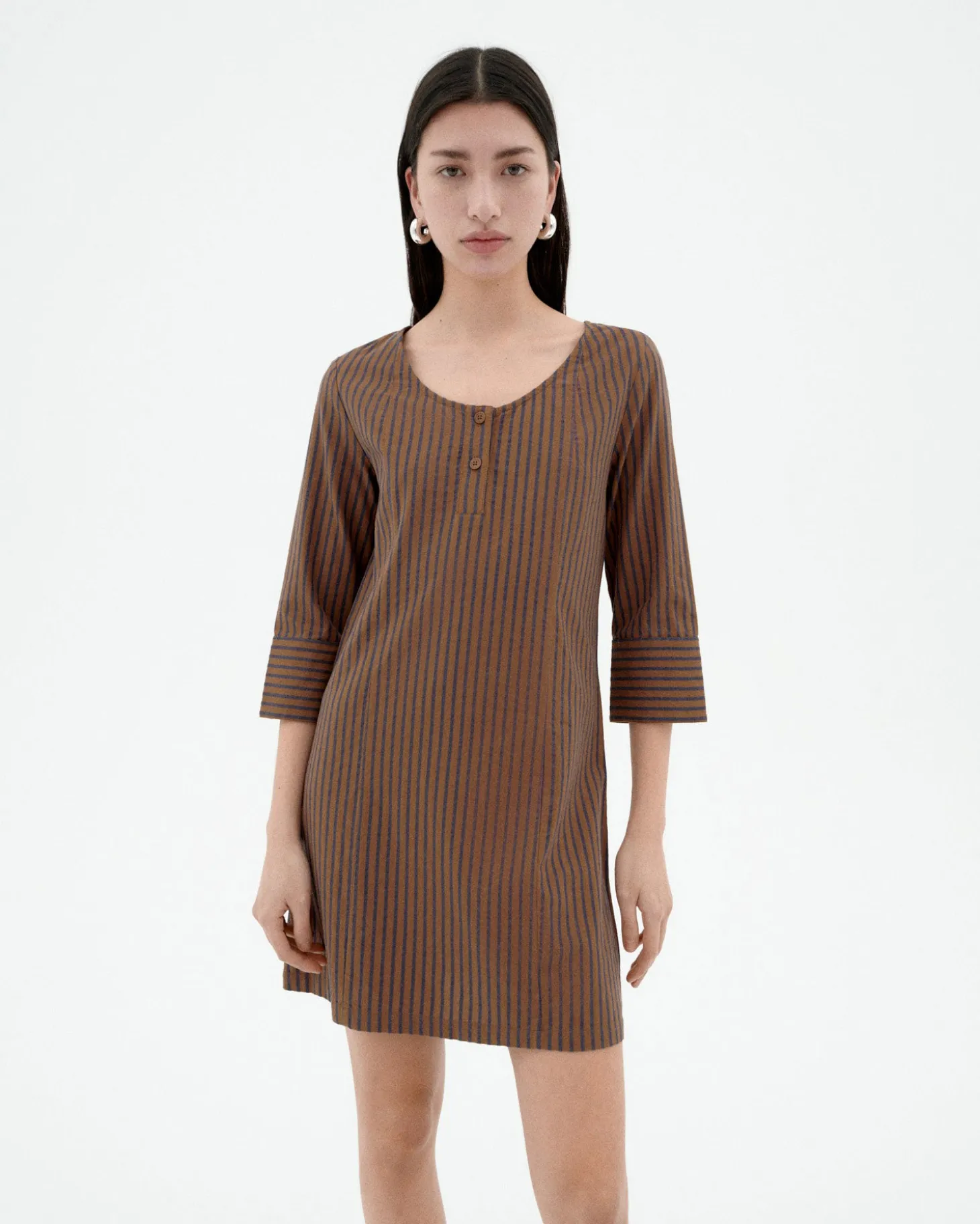 Robe courte à rayures Maria