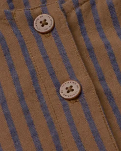 Robe courte à rayures Maria