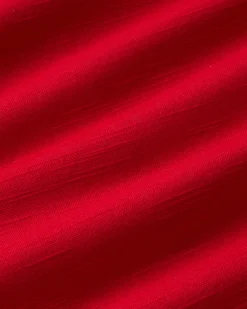 Robe courte rouge décolleté en V Kim