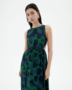 Robe cut out Ecovero leaf Kin