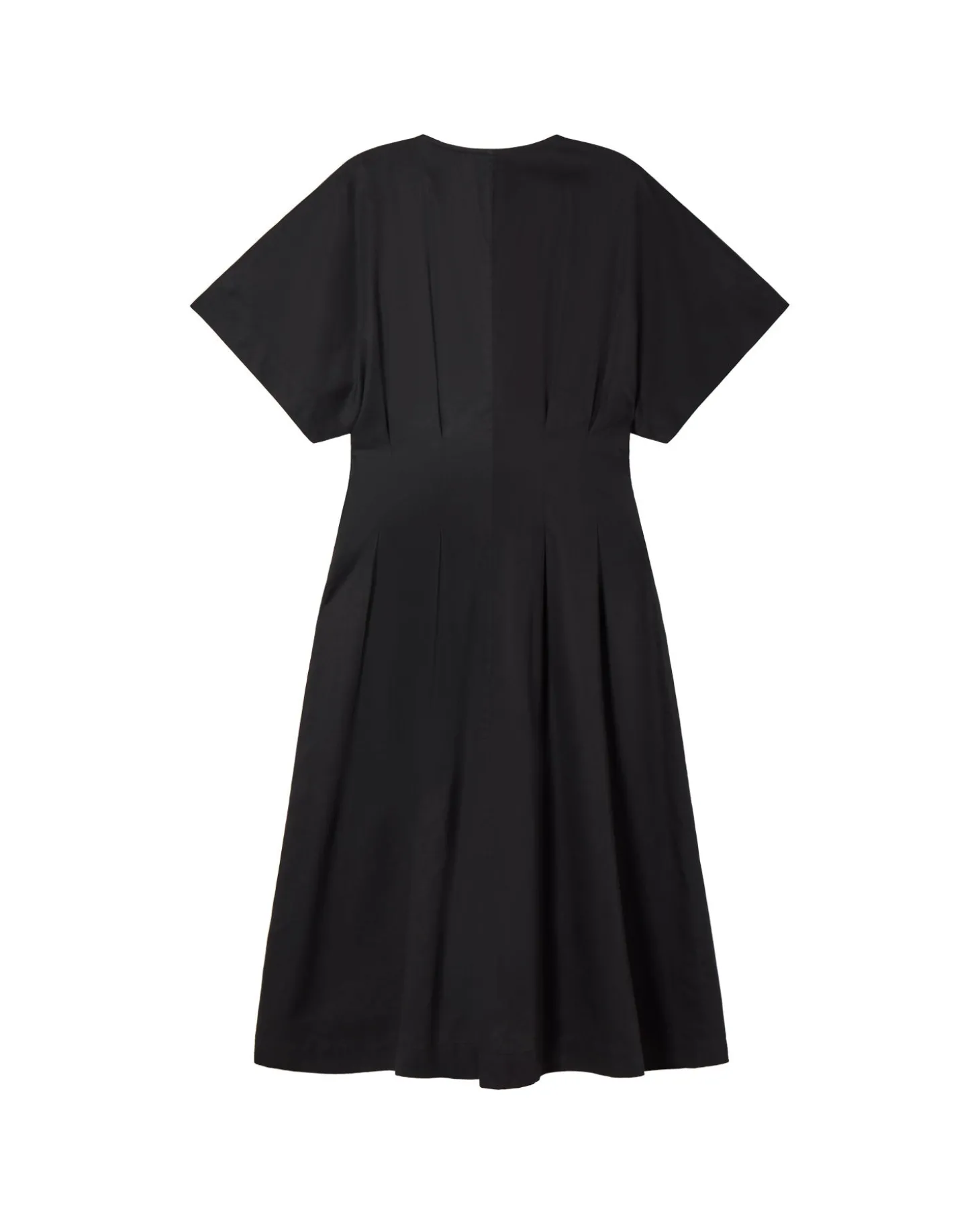 Robe noire taille ajustée Laura