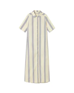 Robe poplin à rayures Gianna