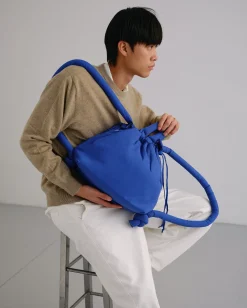 Sac bleu cobalt souple Ona