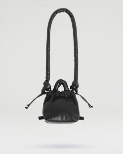 Sac noir en cuir végétal Micro Ona