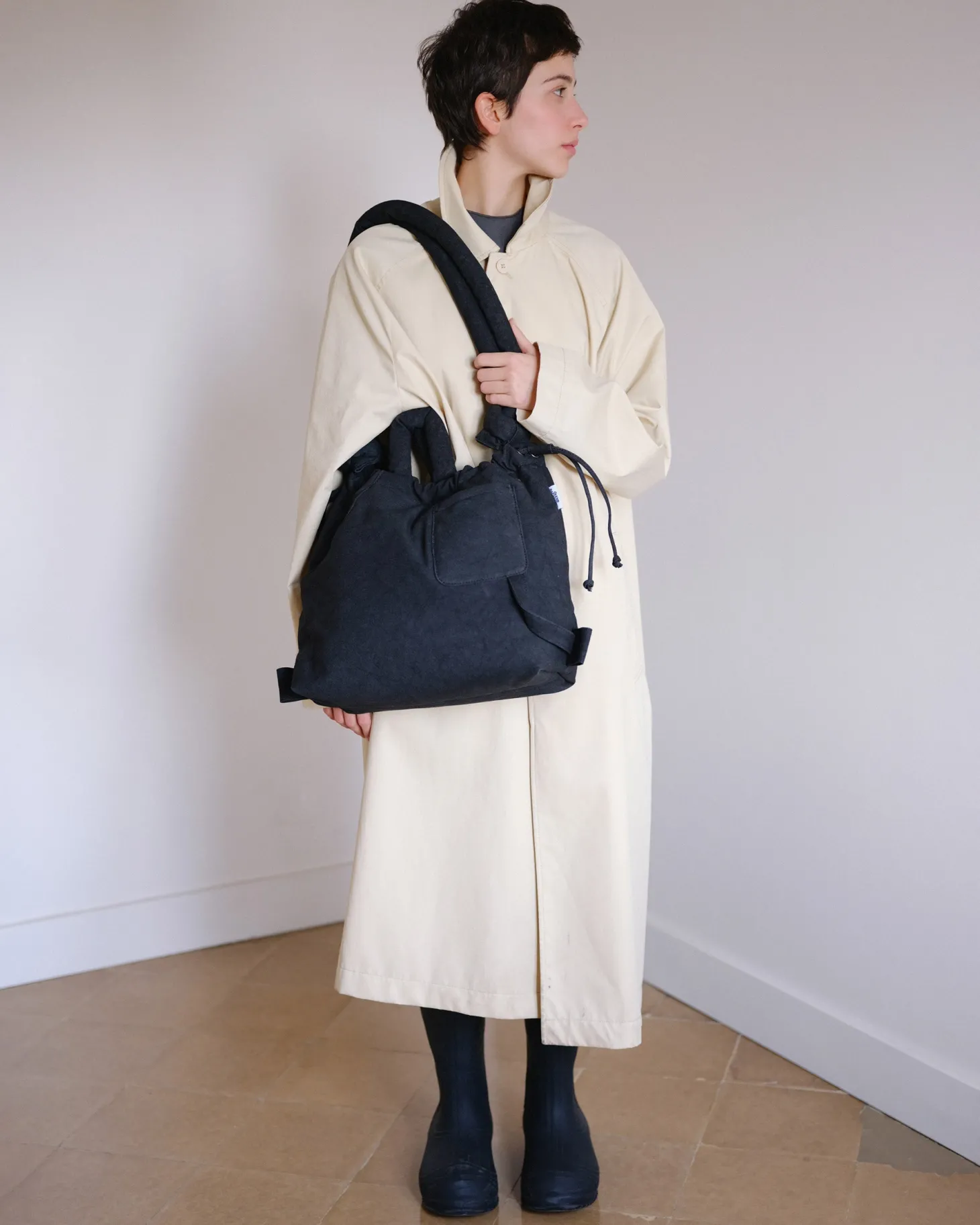Sac noir Ona Washed