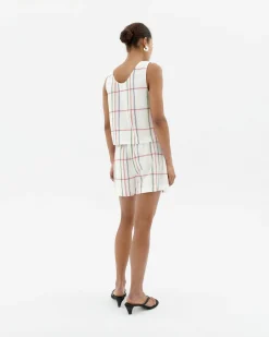 Short à carreaux Geranio