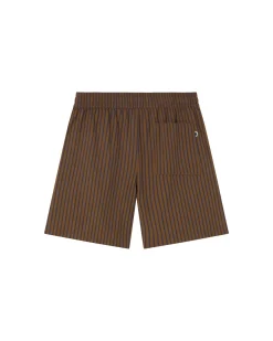 Short marron à rayures Henry