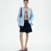 Short relaxed denim Luisa