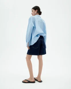 Short relaxed denim Luisa