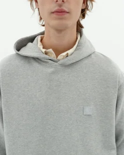 Sweat À Capuche gris Simon soleil gris au dos