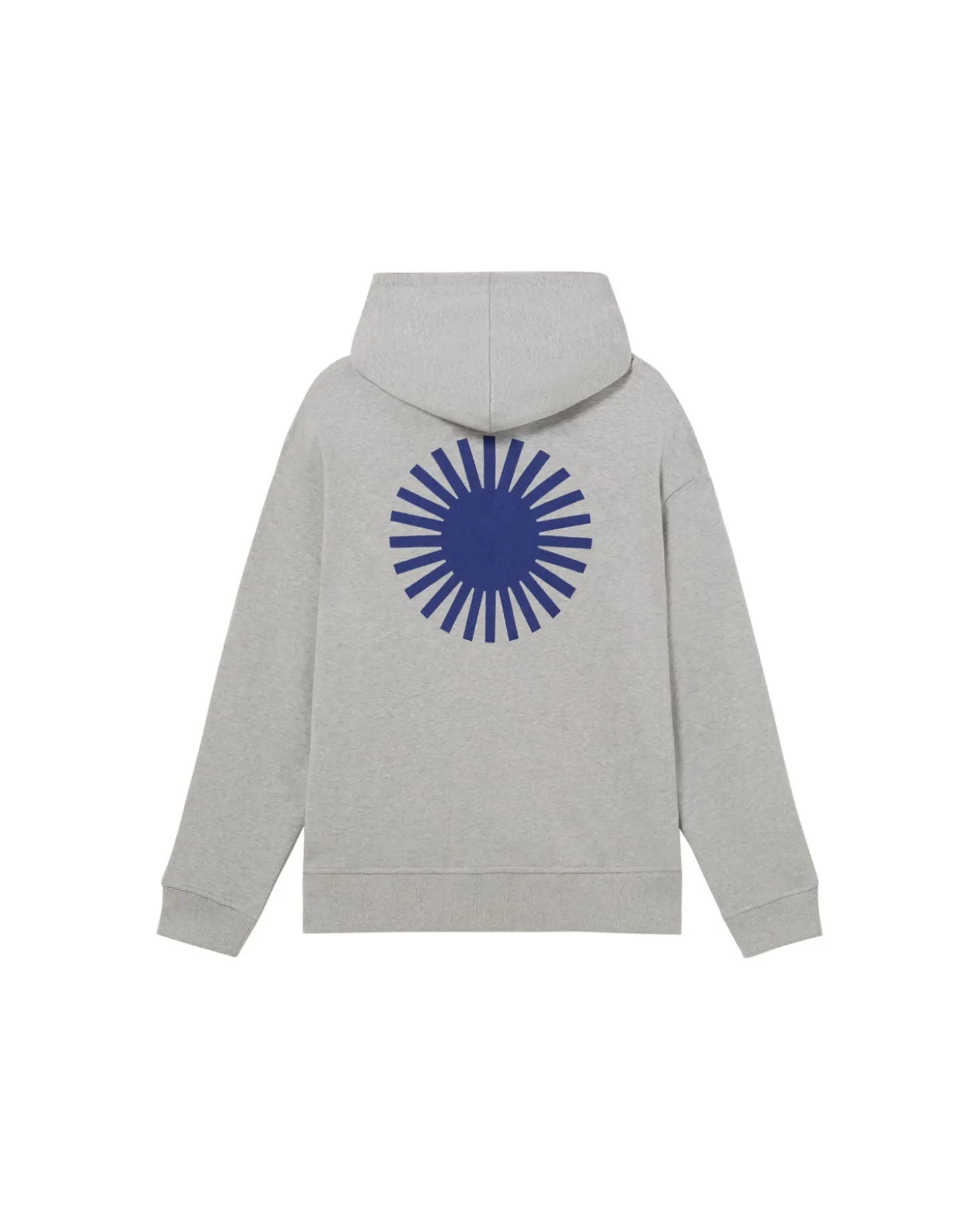 Sweat À Capuche gris Simon soleil gris au dos