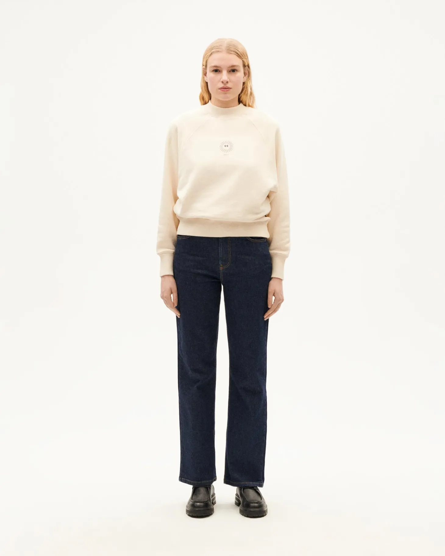 Sweat blanc soleil Fantine