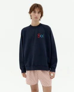 Sweat brodé sol type Pepe
