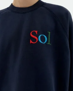 Sweat brodé sol type Pepe
