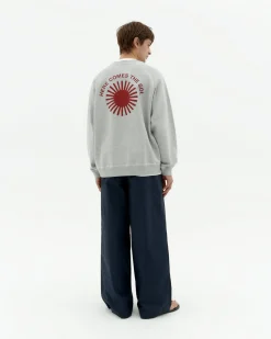 Sweat Pepe soleil rouge au dos