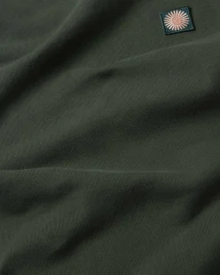 Sweat vert Leon soleil coral au dos