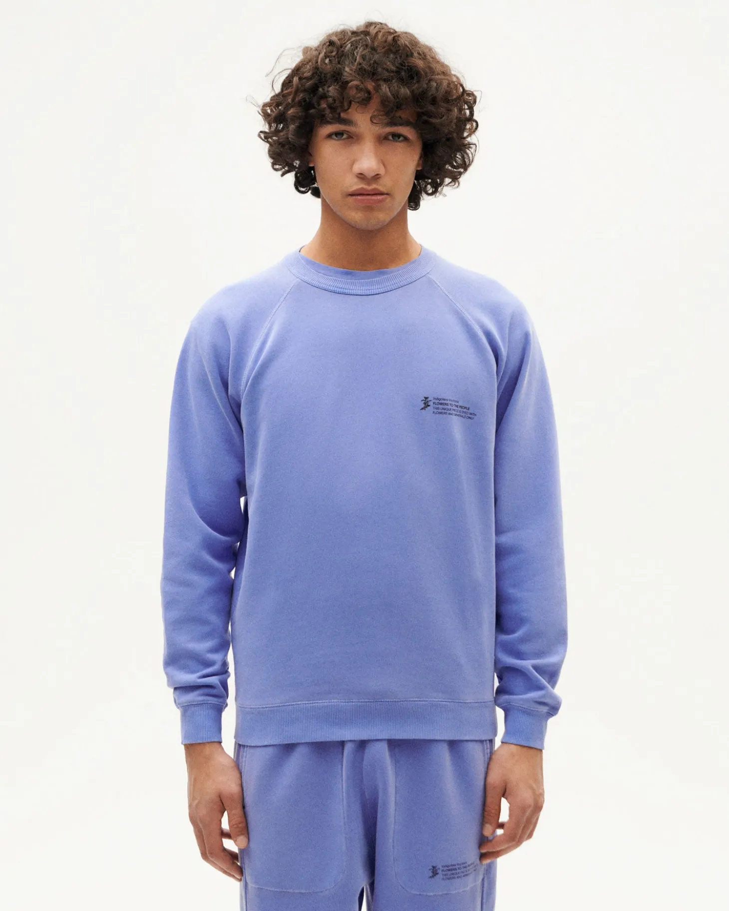 Sweat violet unisex teinture naturelle