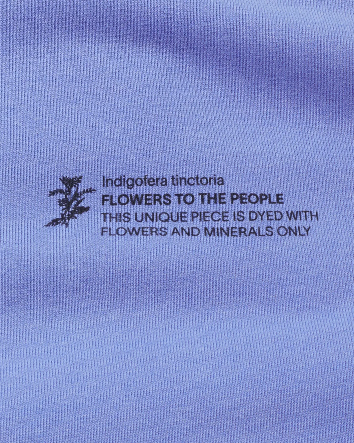Sweat violet unisex teinture naturelle