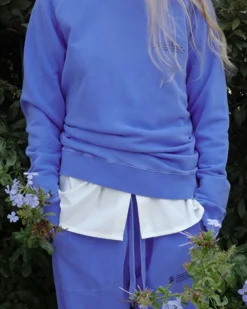 Sweat violet unisex teinture naturelle
