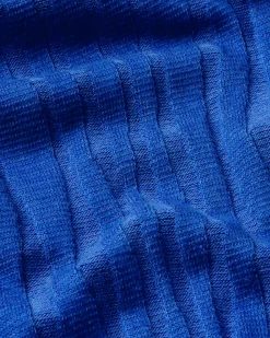 Top bleu en maille Ecovero Velita
