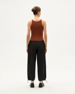 Top Halter marron Harriet