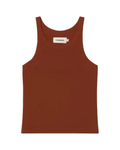 Top Halter marron Harriet