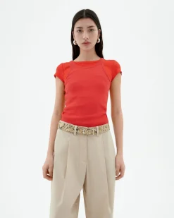 Top Halter rouge Harriet