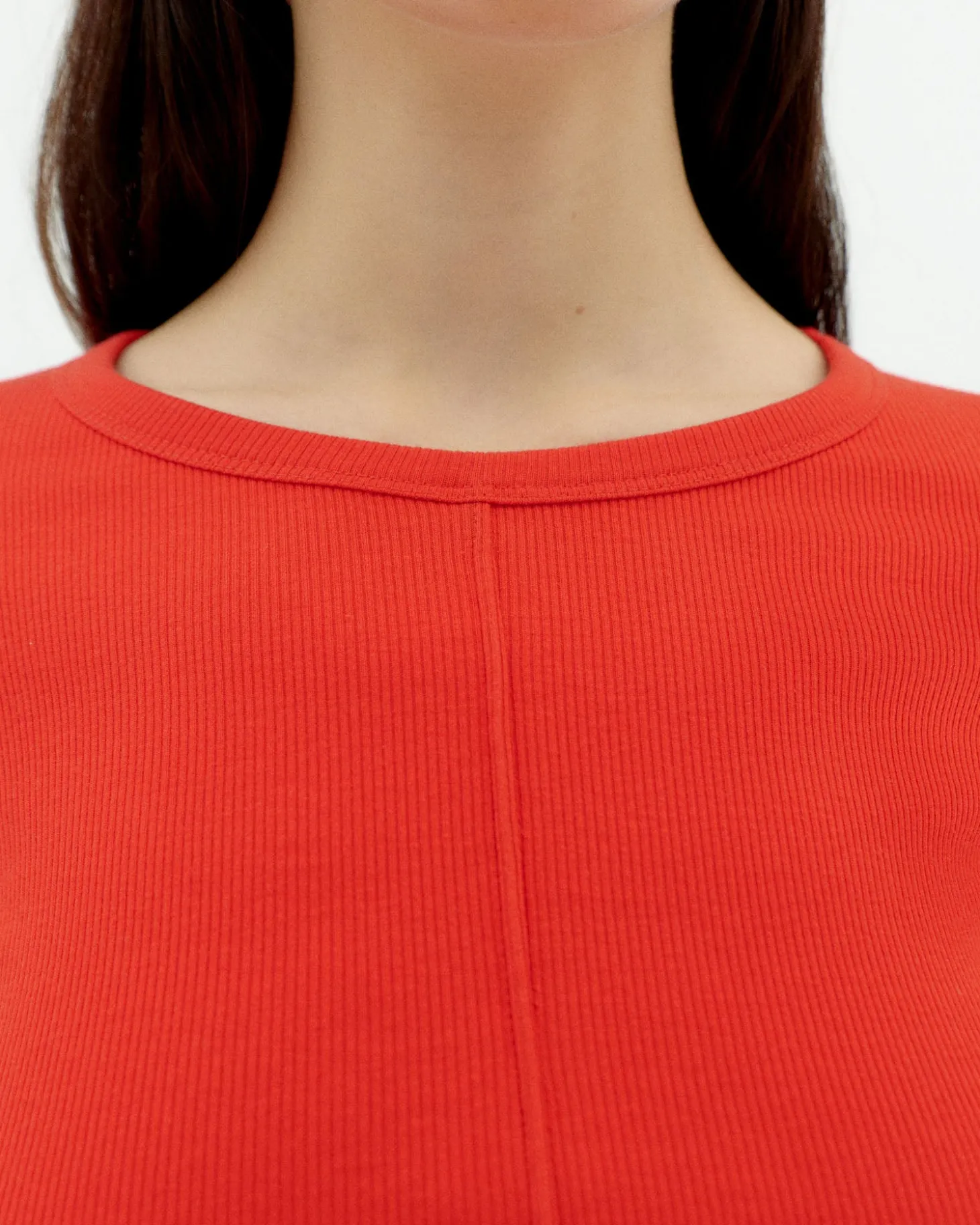Top rouge coton modal Susan