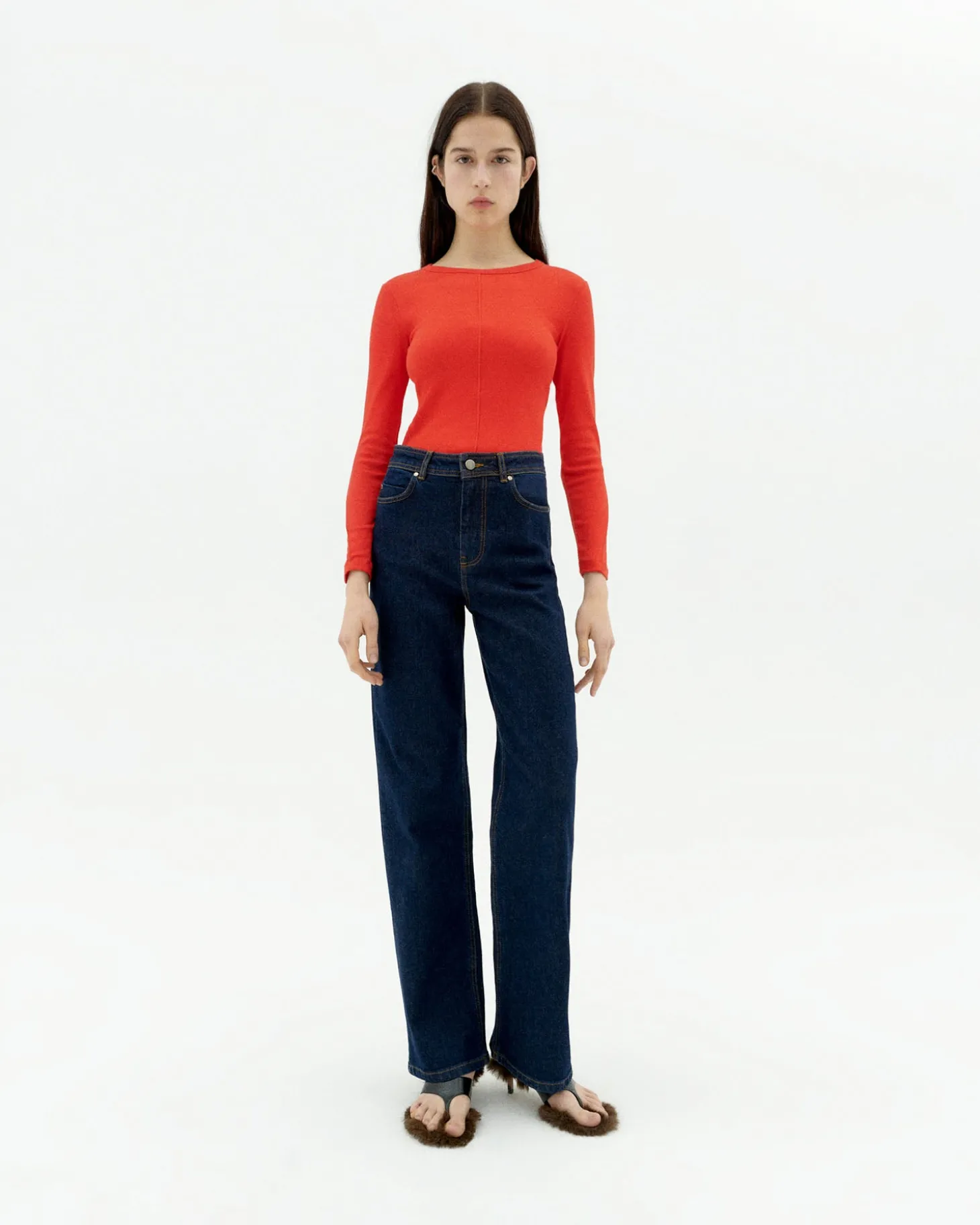Top rouge coton modal Susan