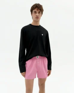 T-shirt à manches longues Emilio soleil blanc au dos