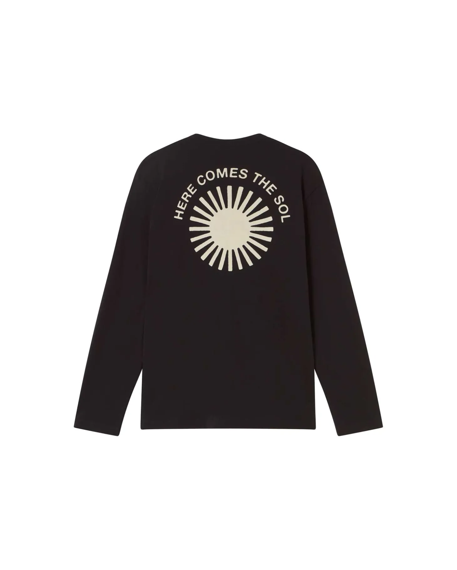 T-shirt à manches longues Emilio soleil blanc au dos