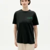 T-shirt noir unisexe Thinking Music Festival