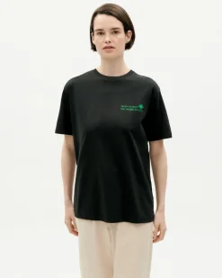 T-shirt noir unisexe Thinking Music Festival