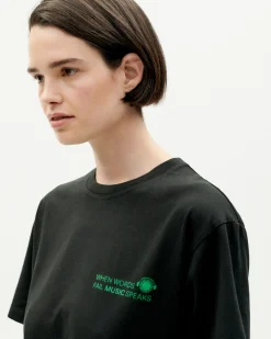 T-shirt noir unisexe Thinking Music Festival